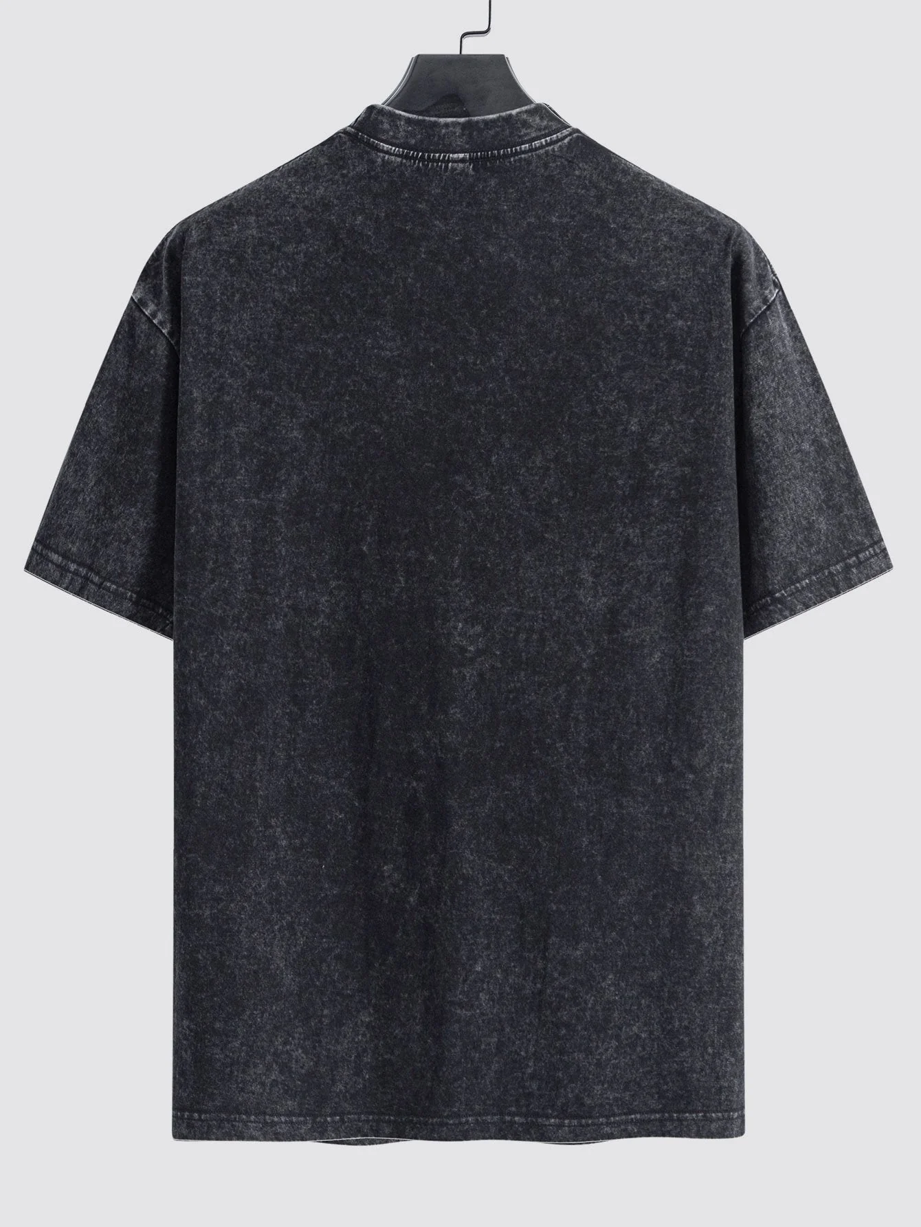 Isaac® | Character Slogan Print Washed Drop Shoulder Oversize T-Shirt - Image 10