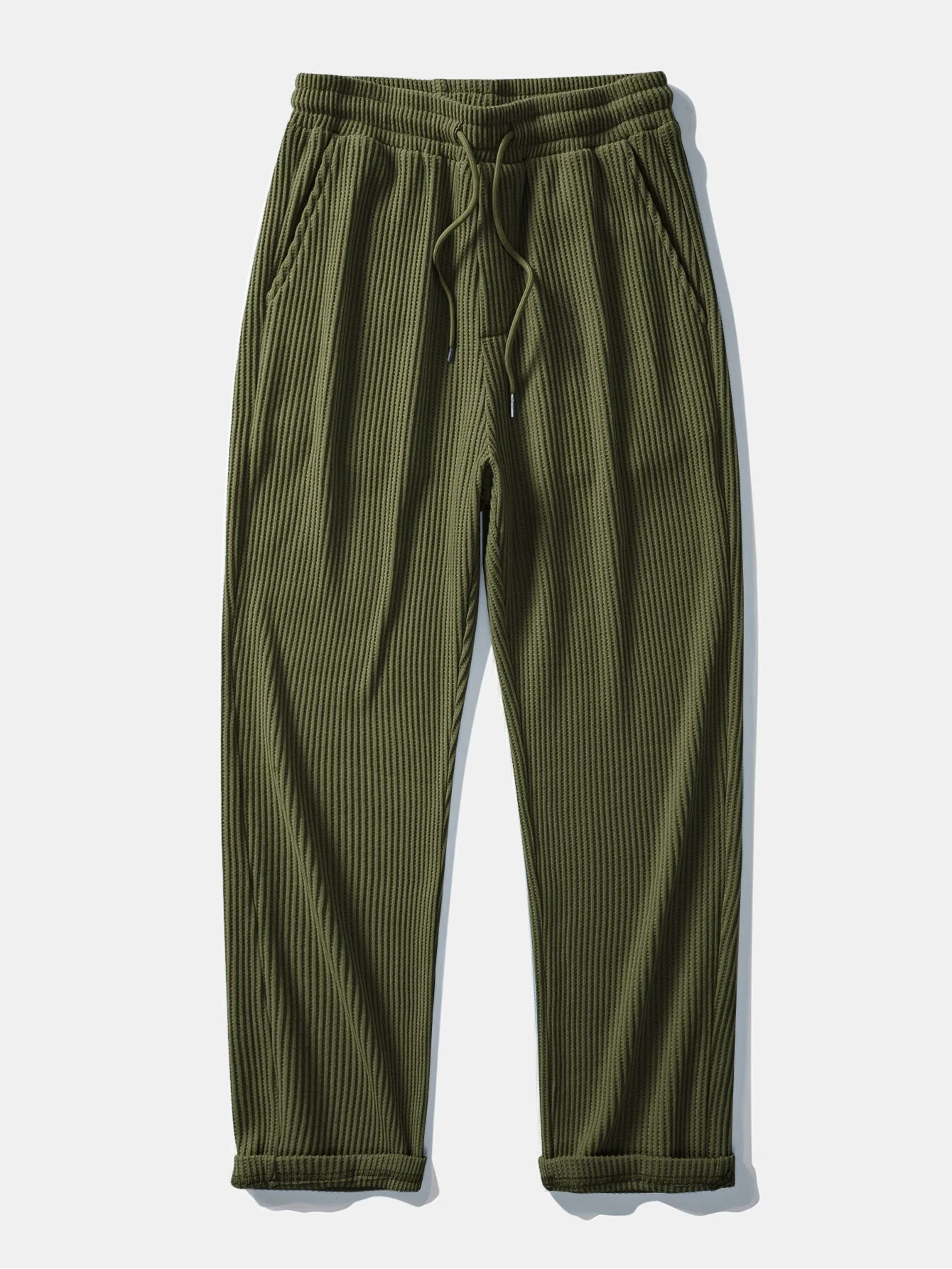 Isaac® | Waffle Button Up Shirt & Drawstring Knitted Waffle Pants - Image 15