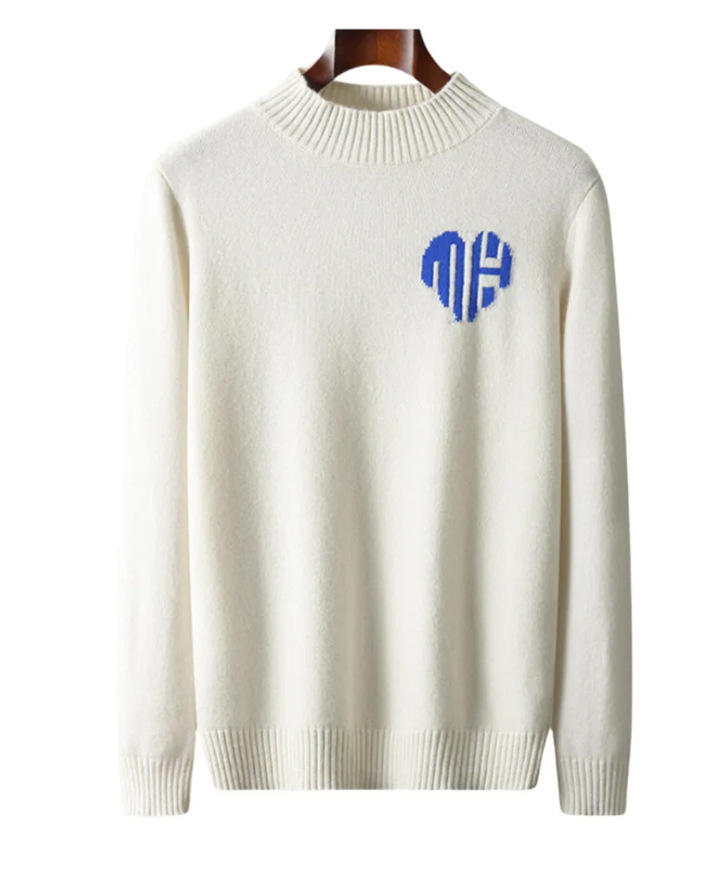 Isaac | Bora Bora Cashmere Heart Sweater