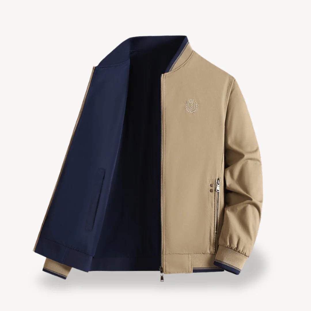 Isidoro® | Men’s Bomber Jacket with Zip Pockets - Image 3