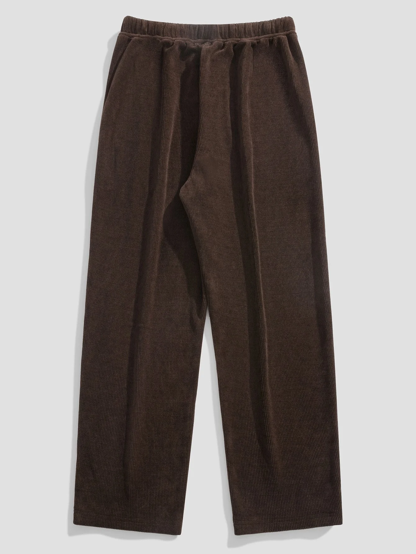 Jacinto® | Checkerboard Dissolving Bear Drop Shoulder Oversize T-Shirt & Straight Leg Corduroy Pants - Image 14