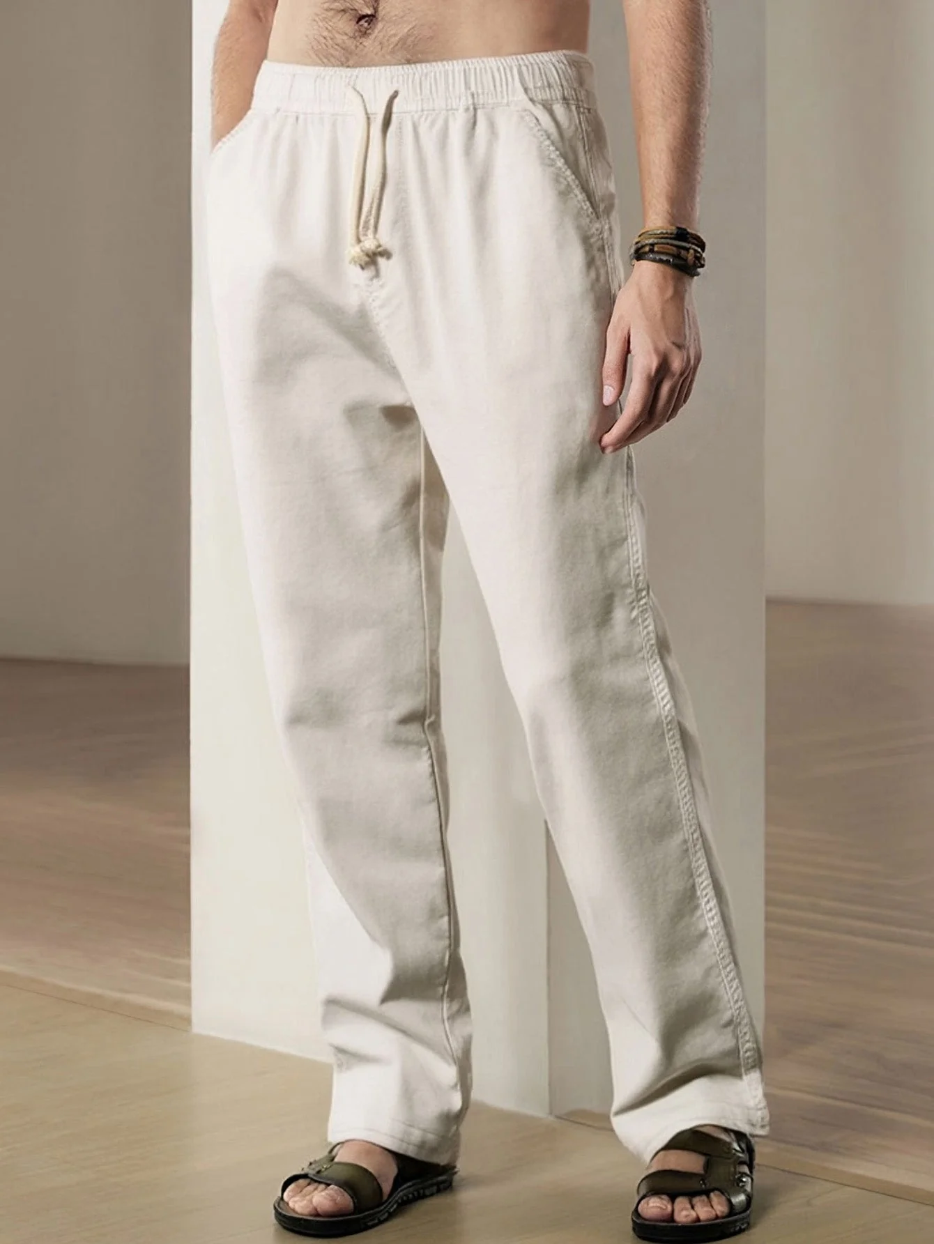 Jacinto® | Straight Leg Linen Pants