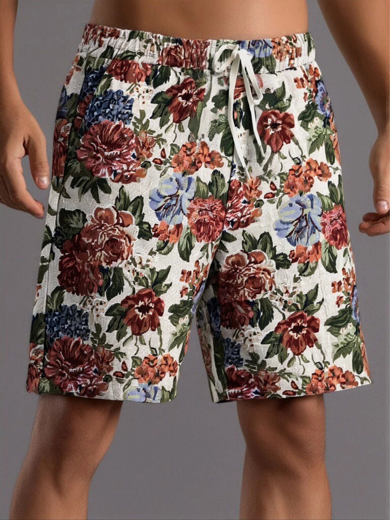 Jacobo® | Floral Jacquard Shorts