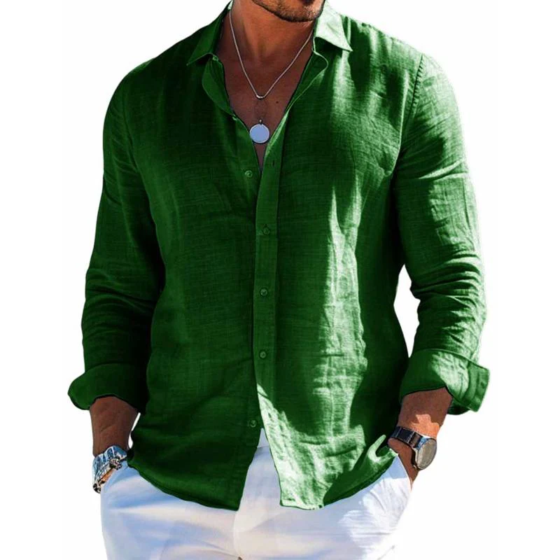 Jakob® | Elegant Cotton And Linen Shirt - Image 10