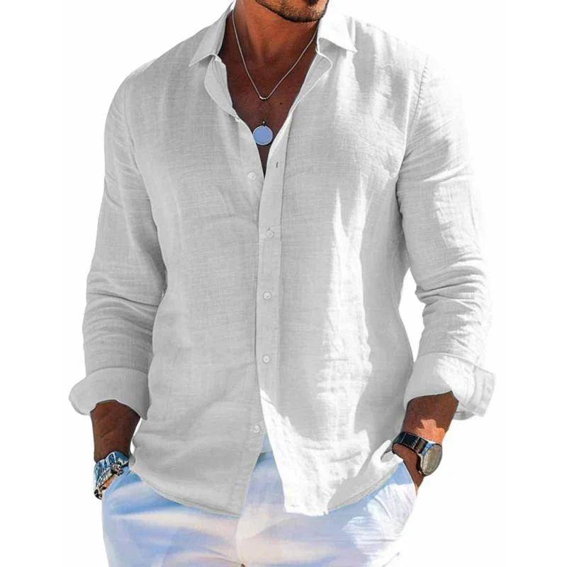 Jakob® | Elegant Cotton And Linen Shirt - Image 3