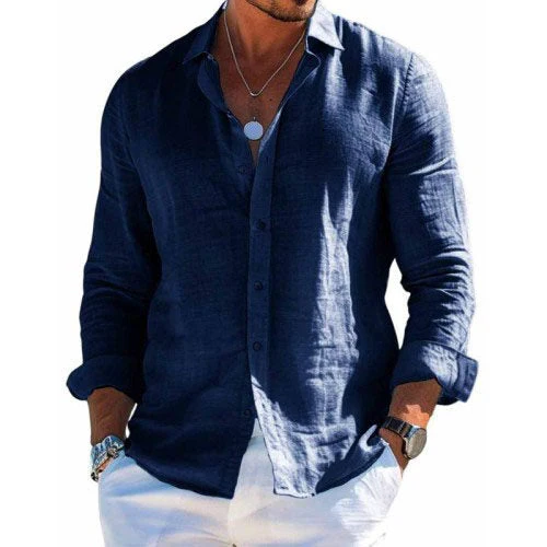 Jakob® | Elegant Cotton And Linen Shirt - Image 6