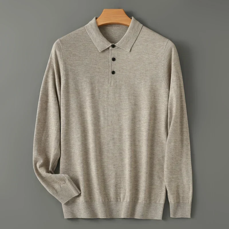 James® | 100% Merino Wool Polo - Image 2