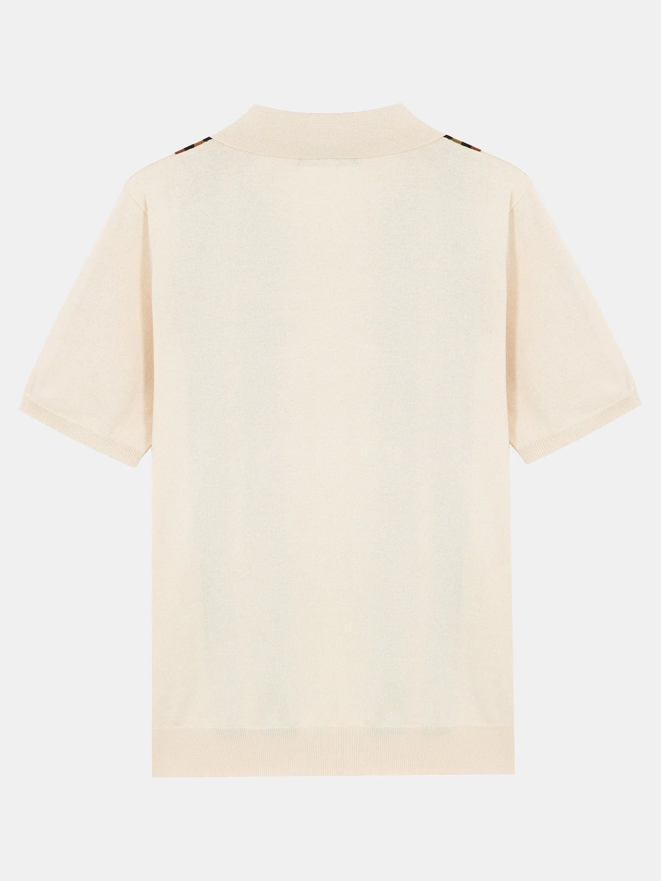 Jasper | Short Sleeve Striped Button Up Sweater Polo - Image 4