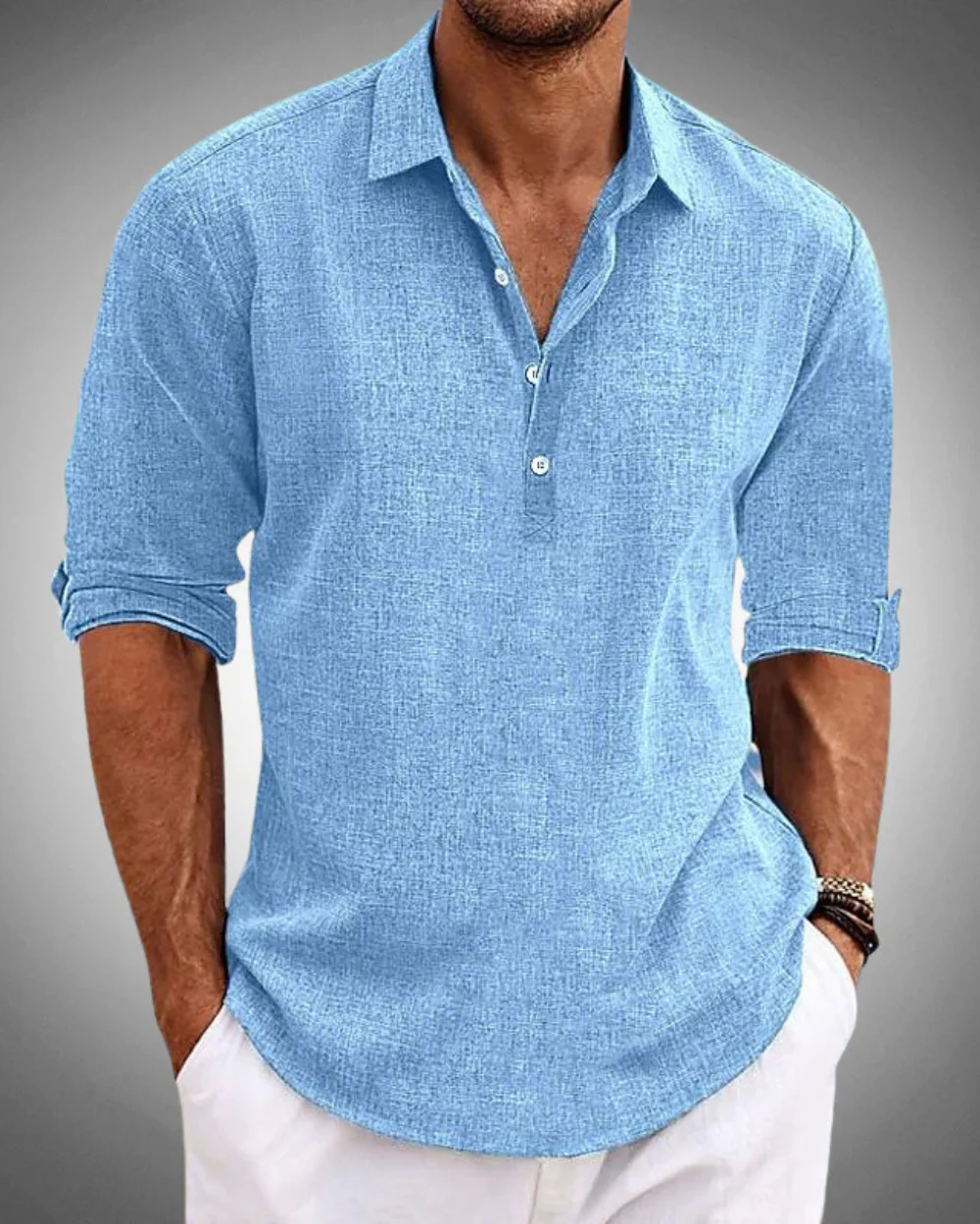 Jeffrey® | Sabbio Classic Cotton Shirt - Image 2