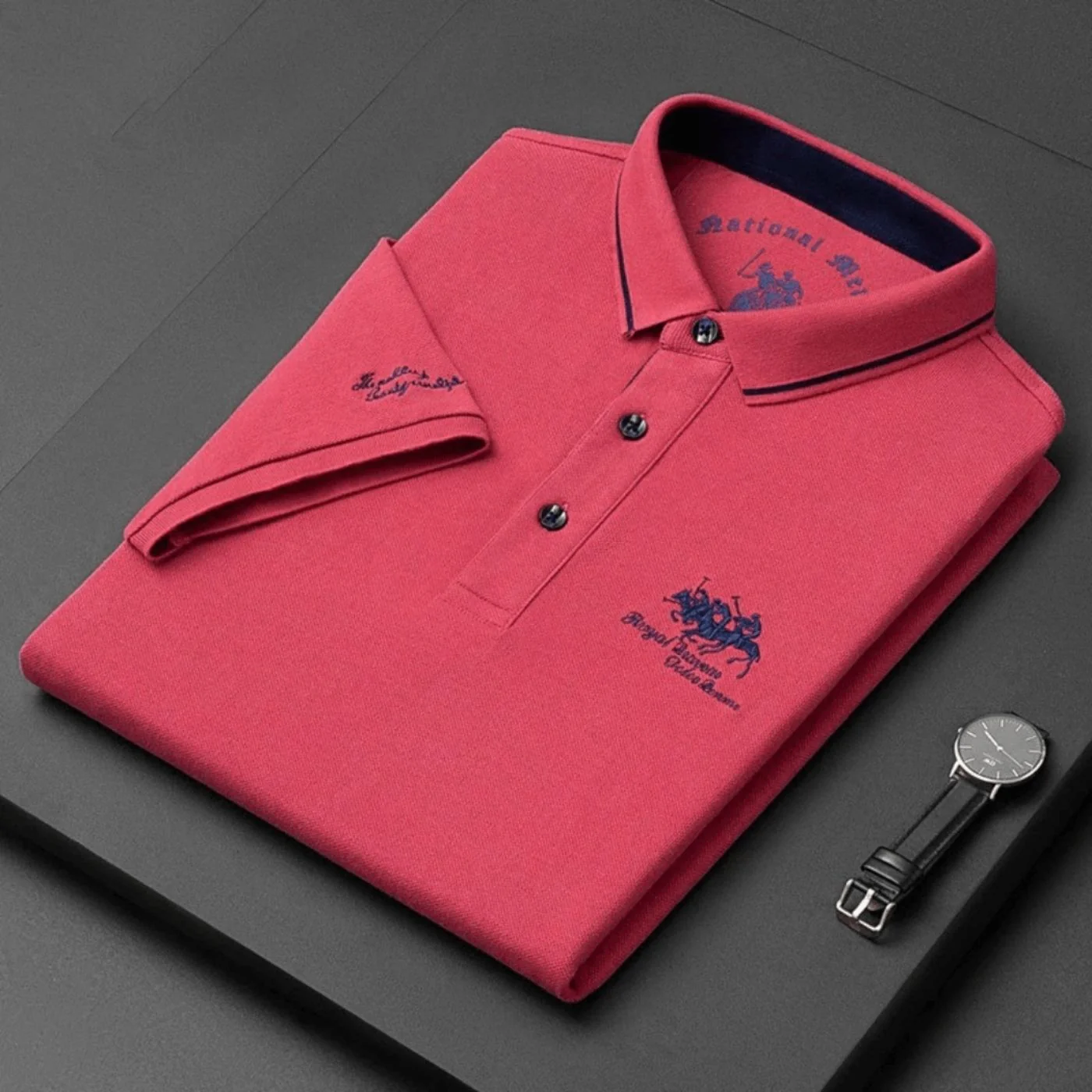 Jenson | Luxury polo shirt for men - Image 6