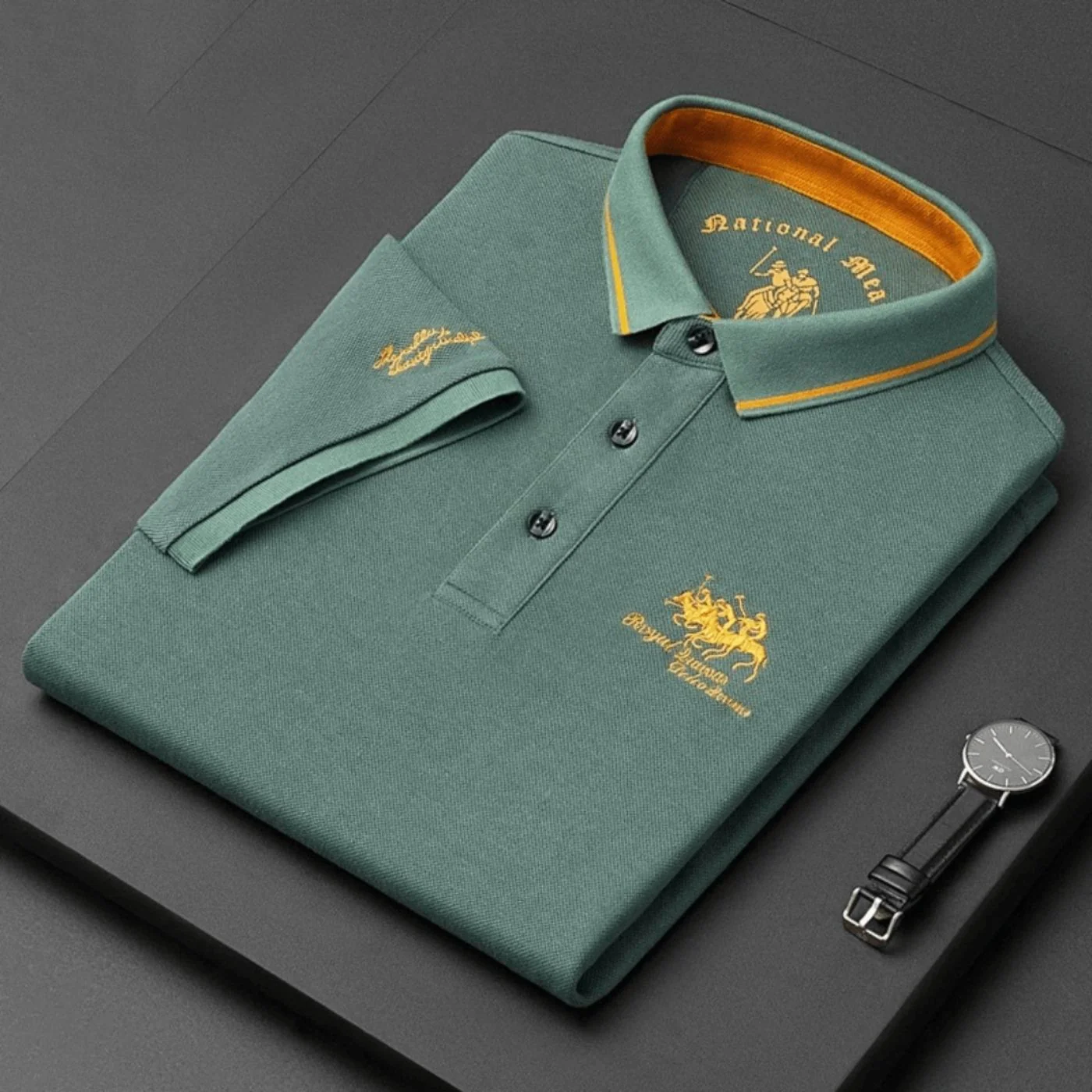 Jeriah | Luxury Men's Polo Shirt (1+1 Free) - Image 2