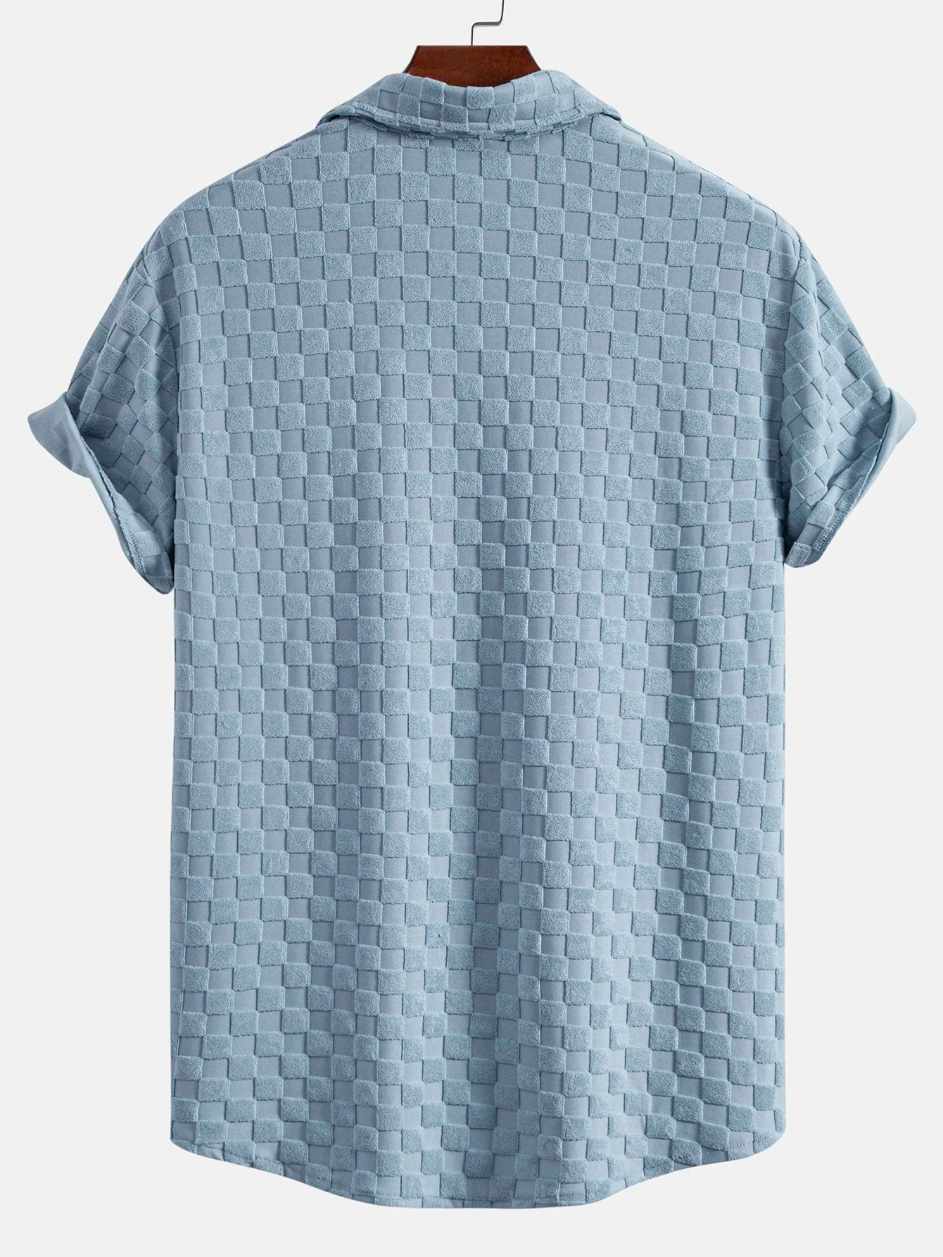 Jerome® | Checkerboard Terry Shirt & Shorts - Image 5