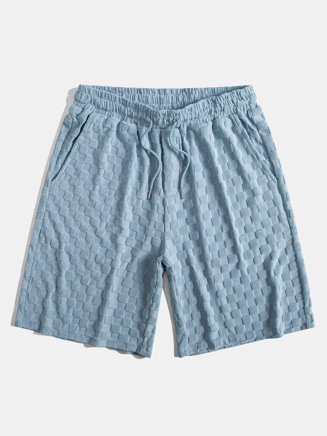 Jerome® | Checkerboard Terry Shirt & Shorts - Image 8