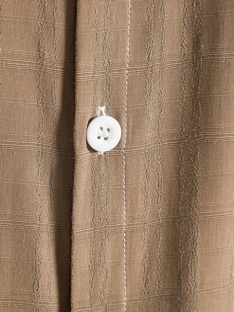 Jesse® | Textured Fabric Stand Collar Shirt - Image 4