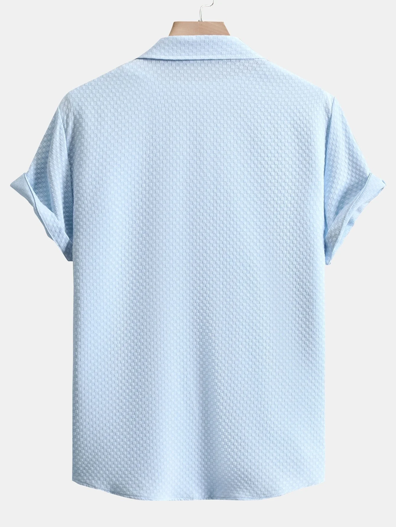 Joaquín® | Checkerboard Jacquard Button Up Shirt - Image 5