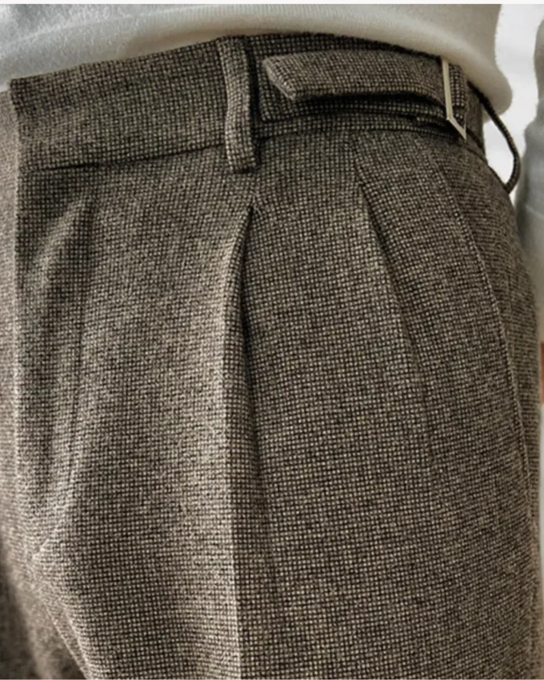Joel® | Textured Pleated Trousers - Image 10