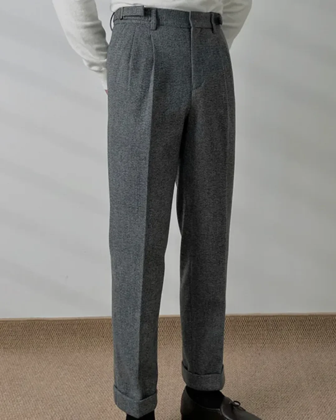 Joel® | Textured Pleated Trousers - Image 5