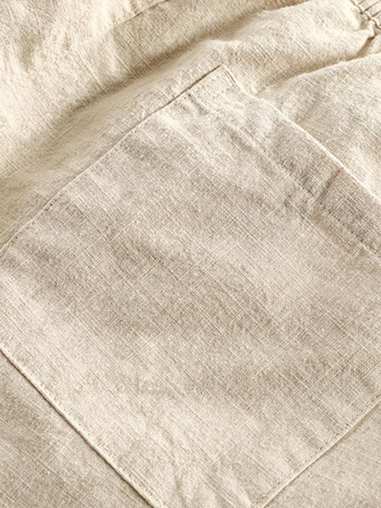 Jonás® | Linen Cotton Blend Drawstring Shorts - Image 10