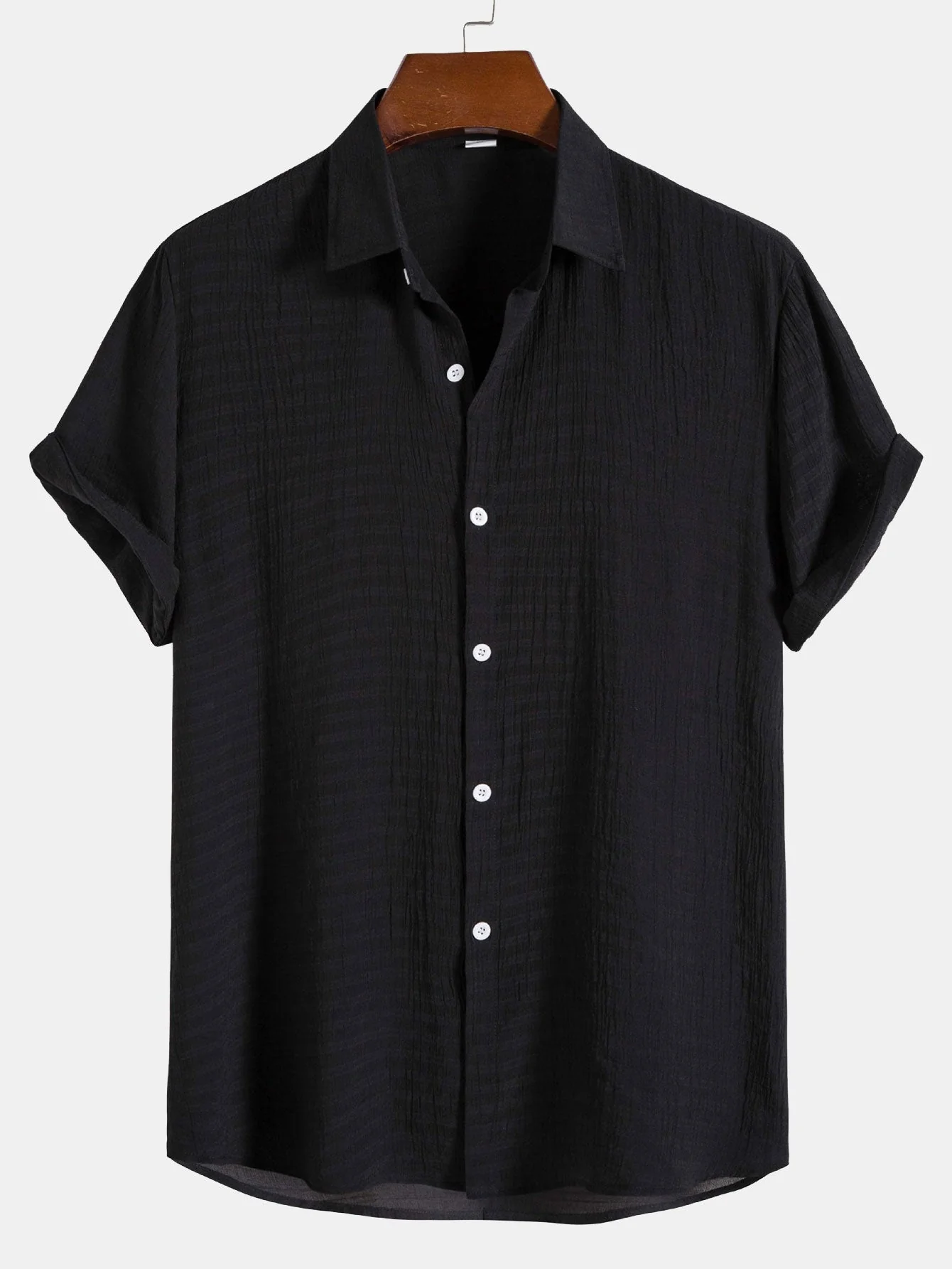 Jonathan® | Textured Fabric Short Sleeve Shirt - Image 4