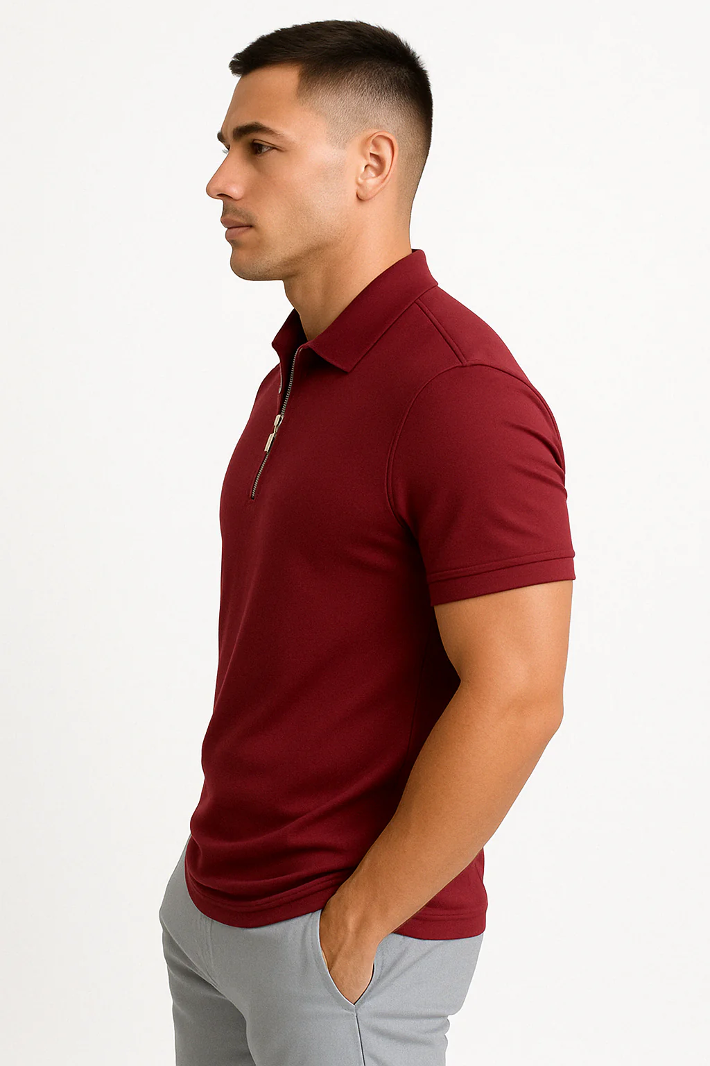 Jordan® | Modern Polo With Half Zip - Image 12