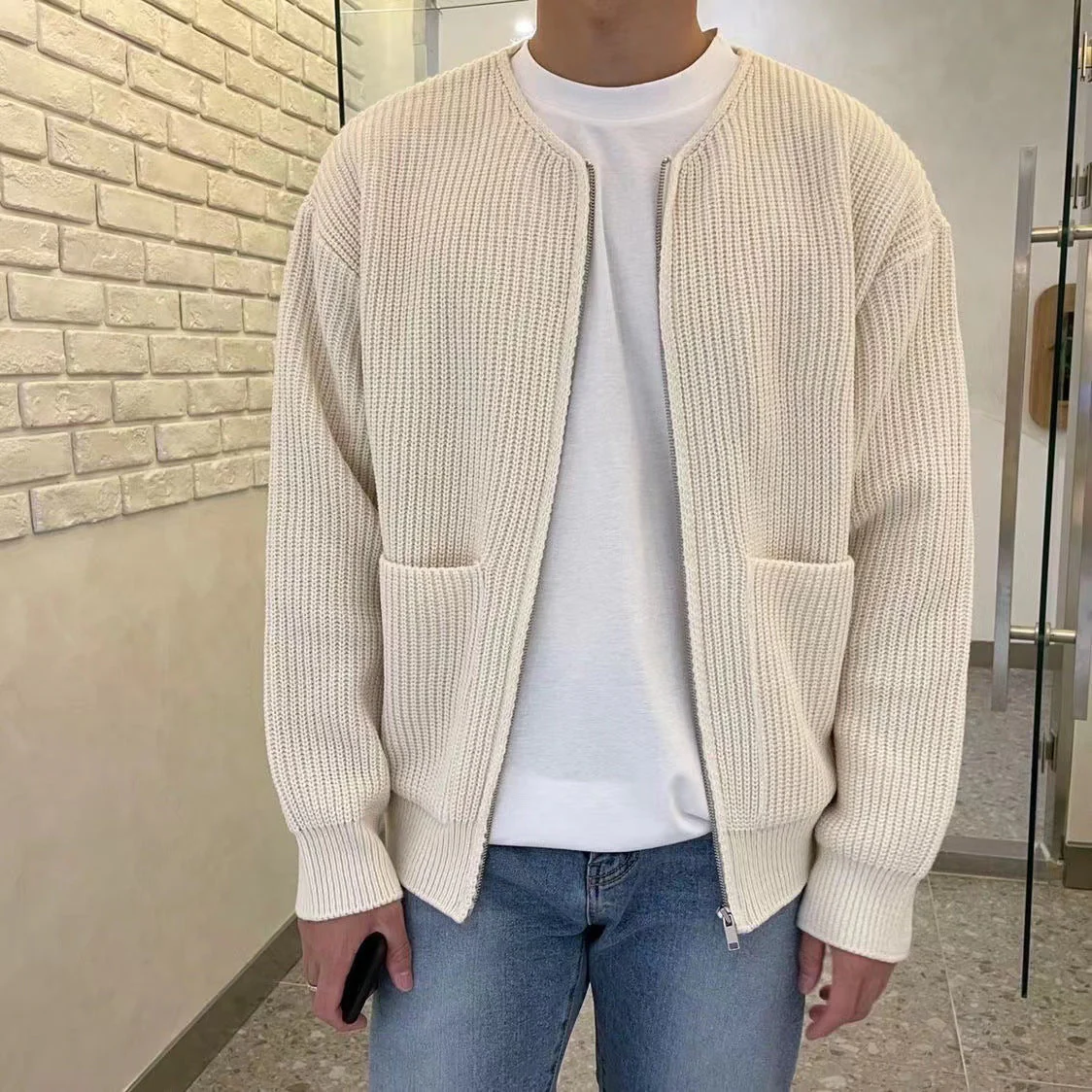 Jordi | Men's relaxed fit cardigan - Image 3