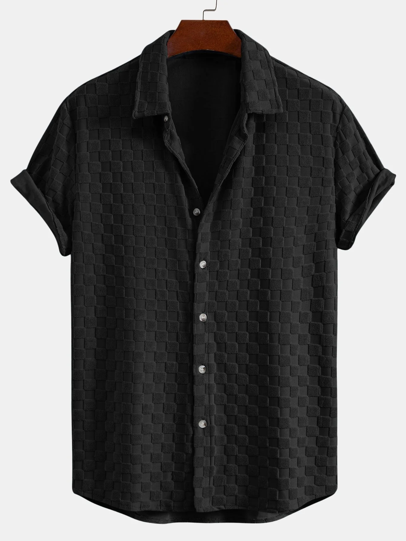 José® | Checkerboard Terry Shirt & Shorts - Image 12