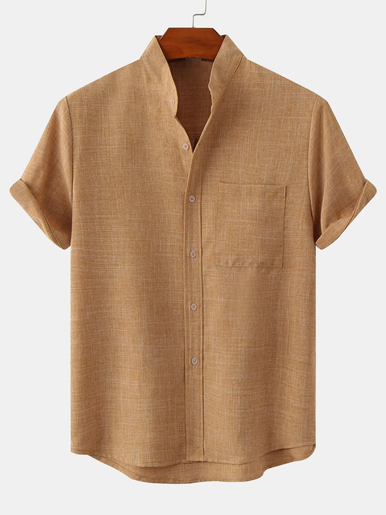 Josh® | Shirt With Mandarin Collar And Pocket - Image 5