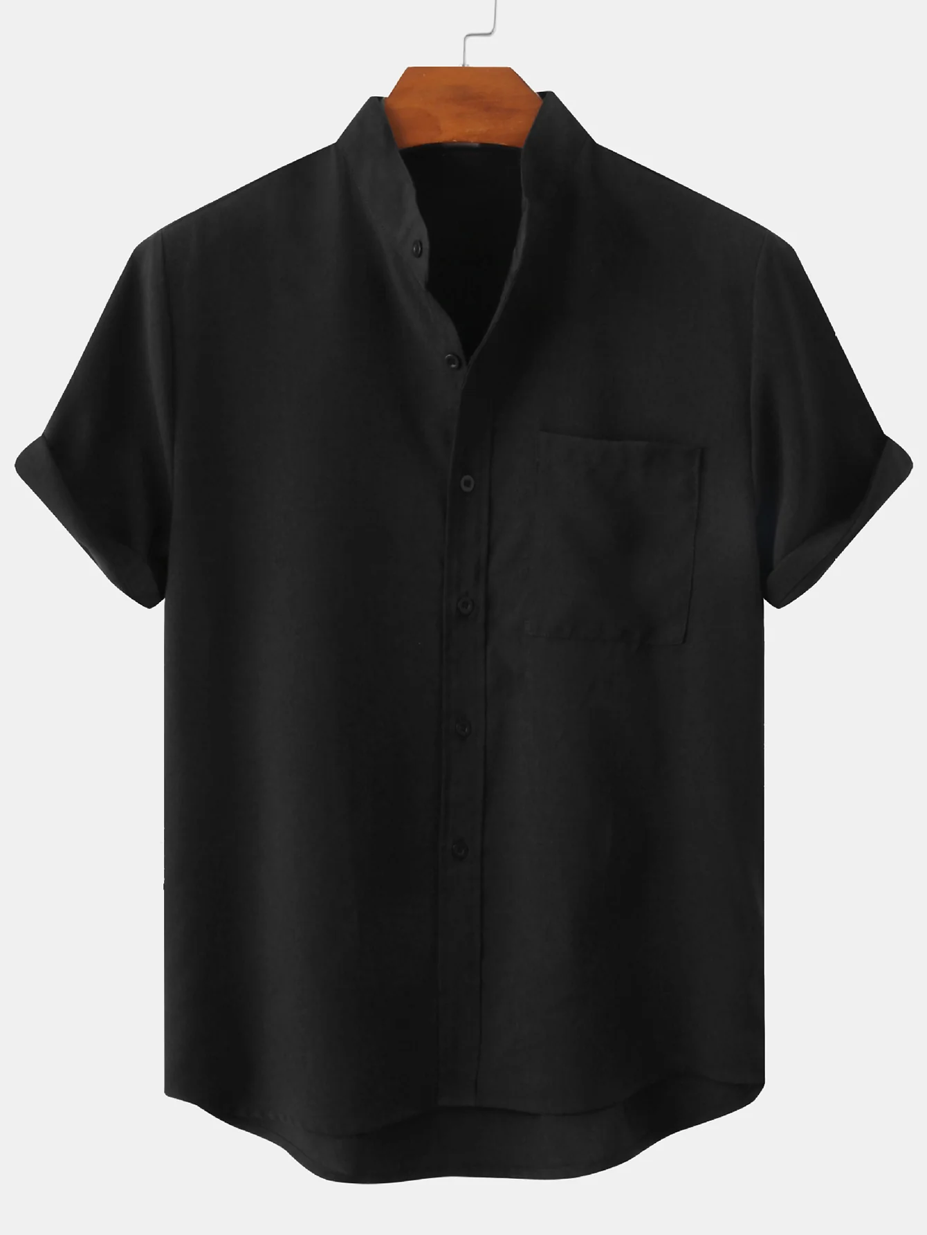 Josh® | Shirt With Mandarin Collar And Pocket - Image 8