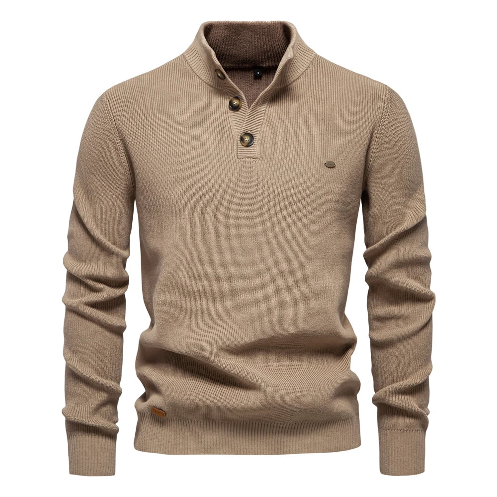 Joshua® | Men'S Sweater With Button Design - Image 2