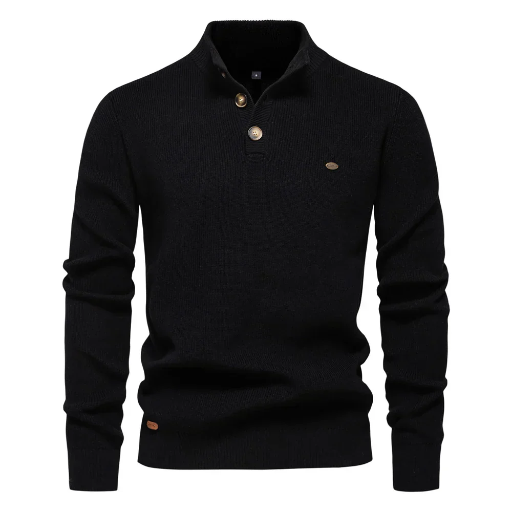 Joshua® | Men'S Sweater With Button Design - Image 4