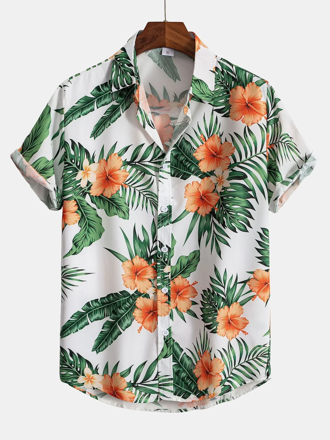 Josiah® | Tropical Print Button Up Shirt & Swim Shorts - Image 2