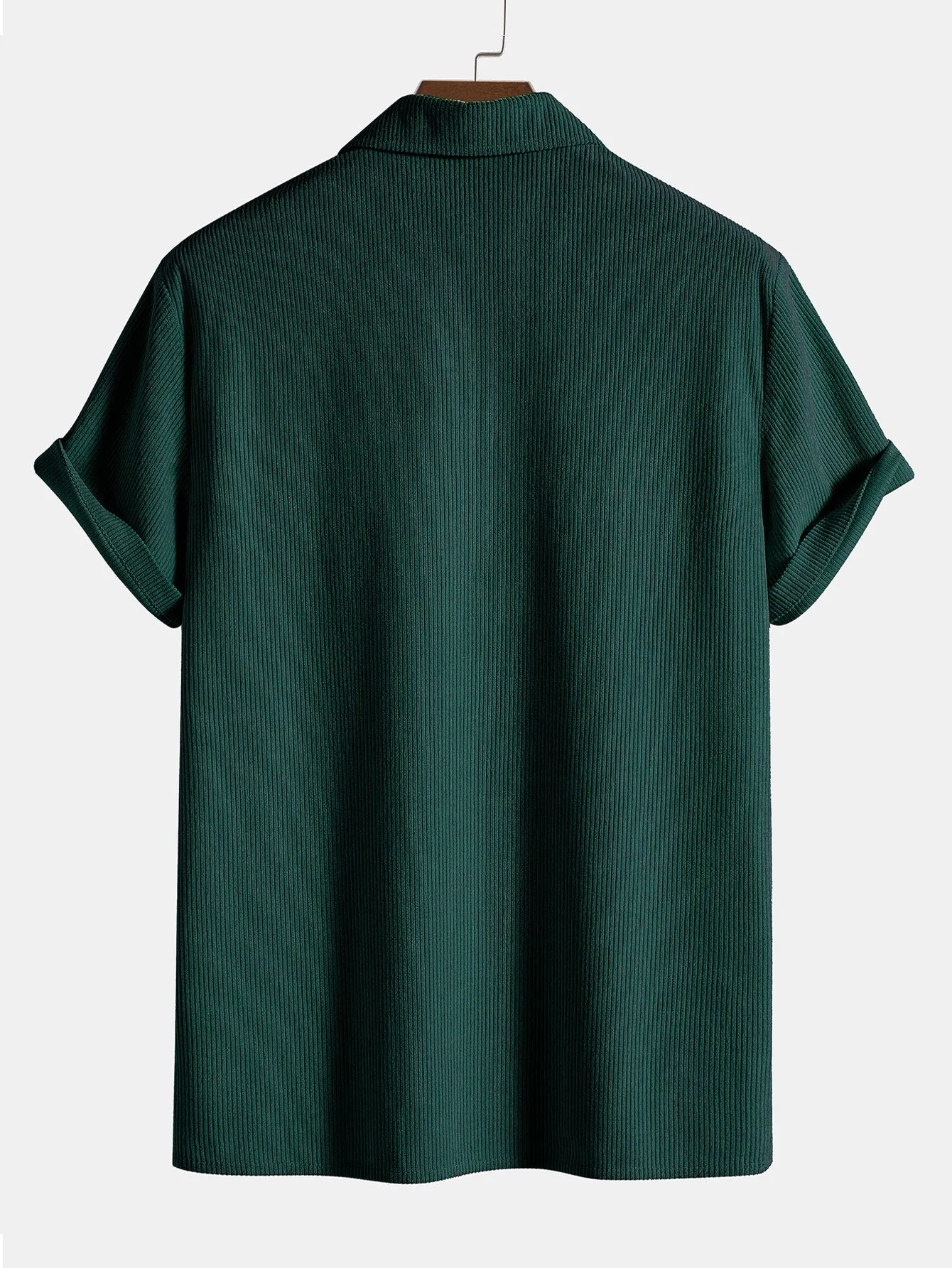 Josué® | Short Sleeve Corduroy Polo Shirt - Image 5