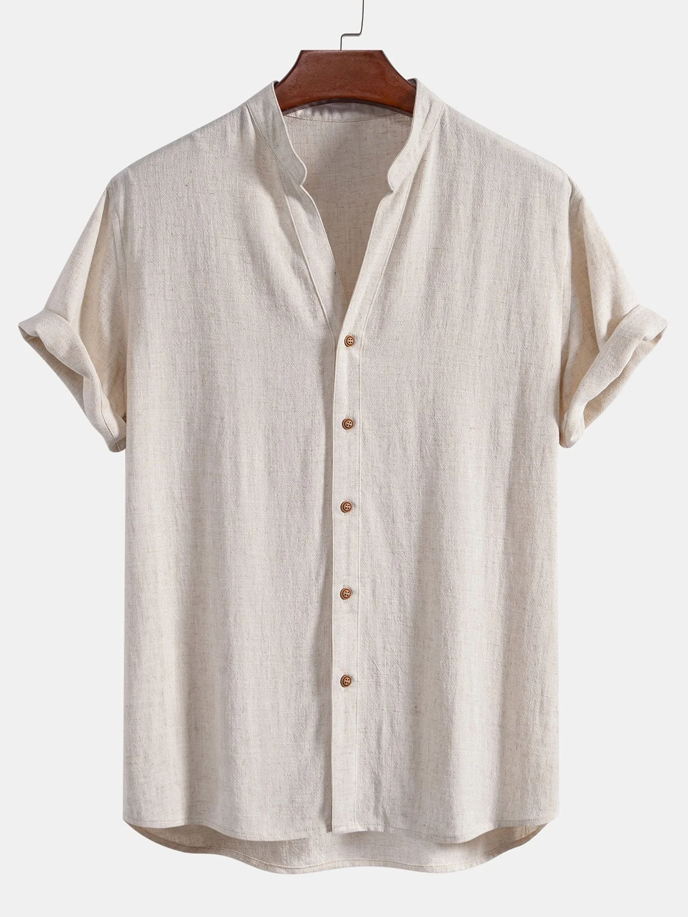 Jovanni® | Linen And Rayon V-Neck Shirt & Straight Leg Linen Pants - Image 7