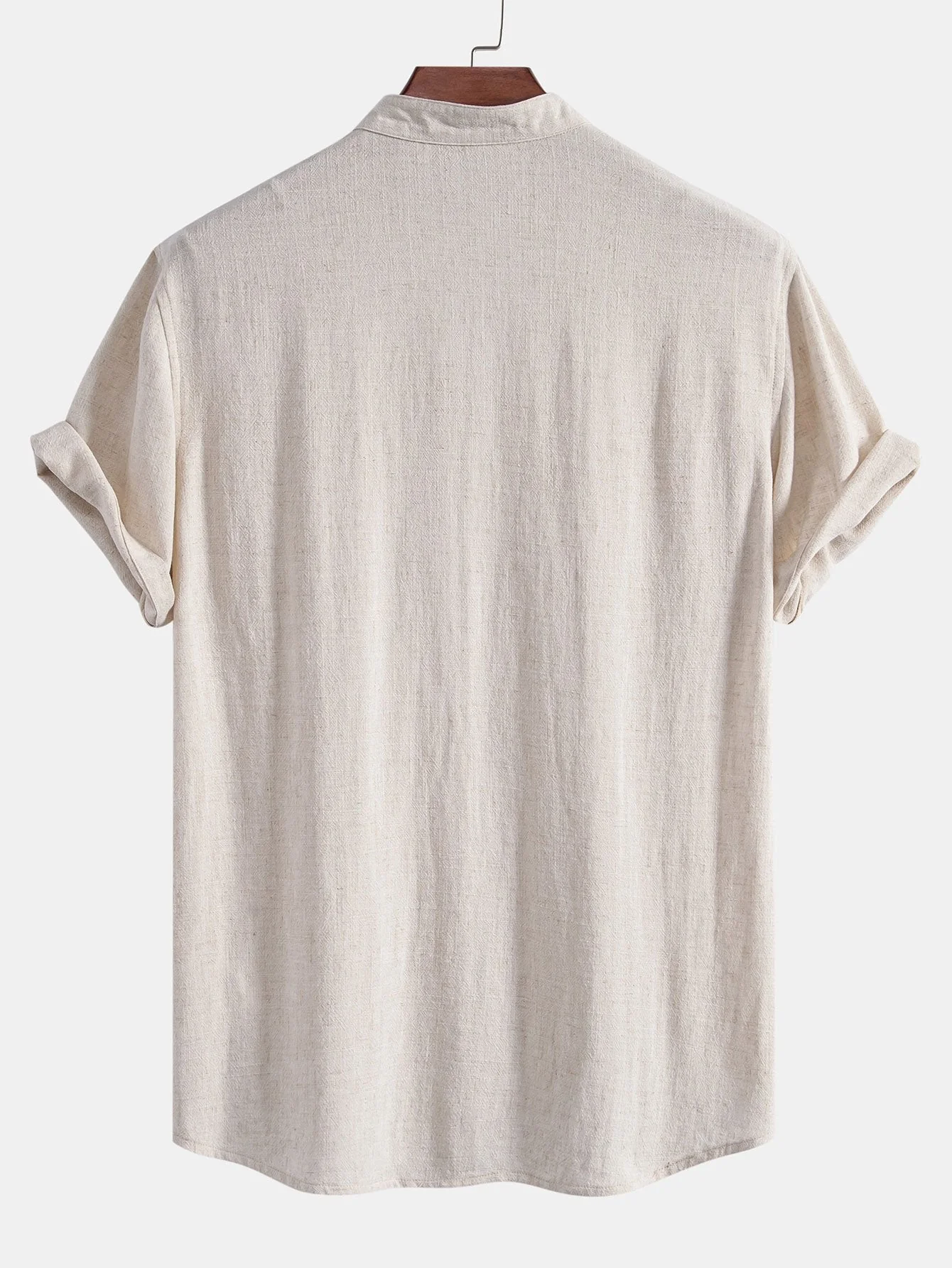 Jovanni® | Linen And Rayon V-Neck Shirt & Straight Leg Linen Pants - Image 8
