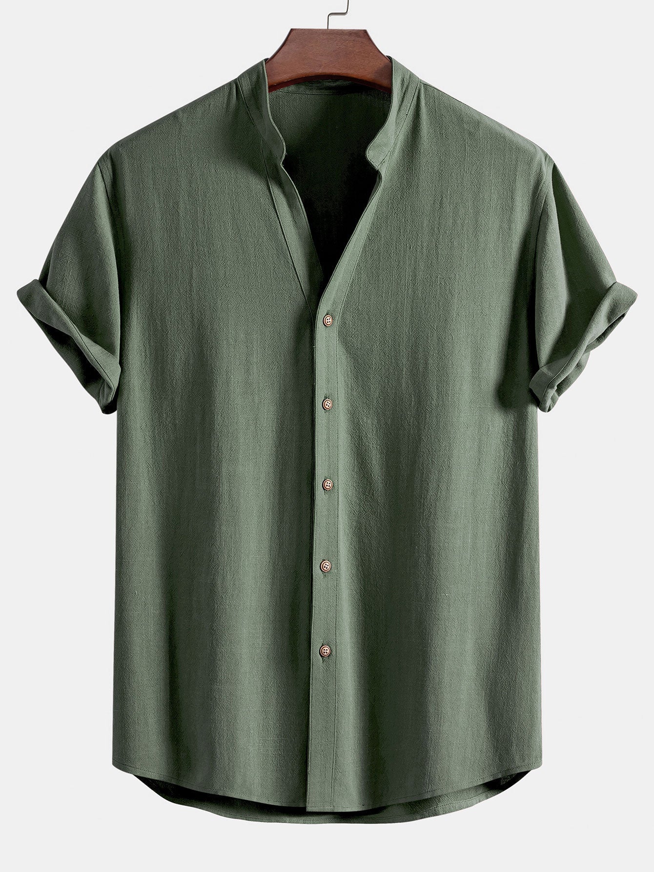 Jovanni® | Linen And Rayon V-Neck Shirt & Straight Leg Linen Pants - Image 9