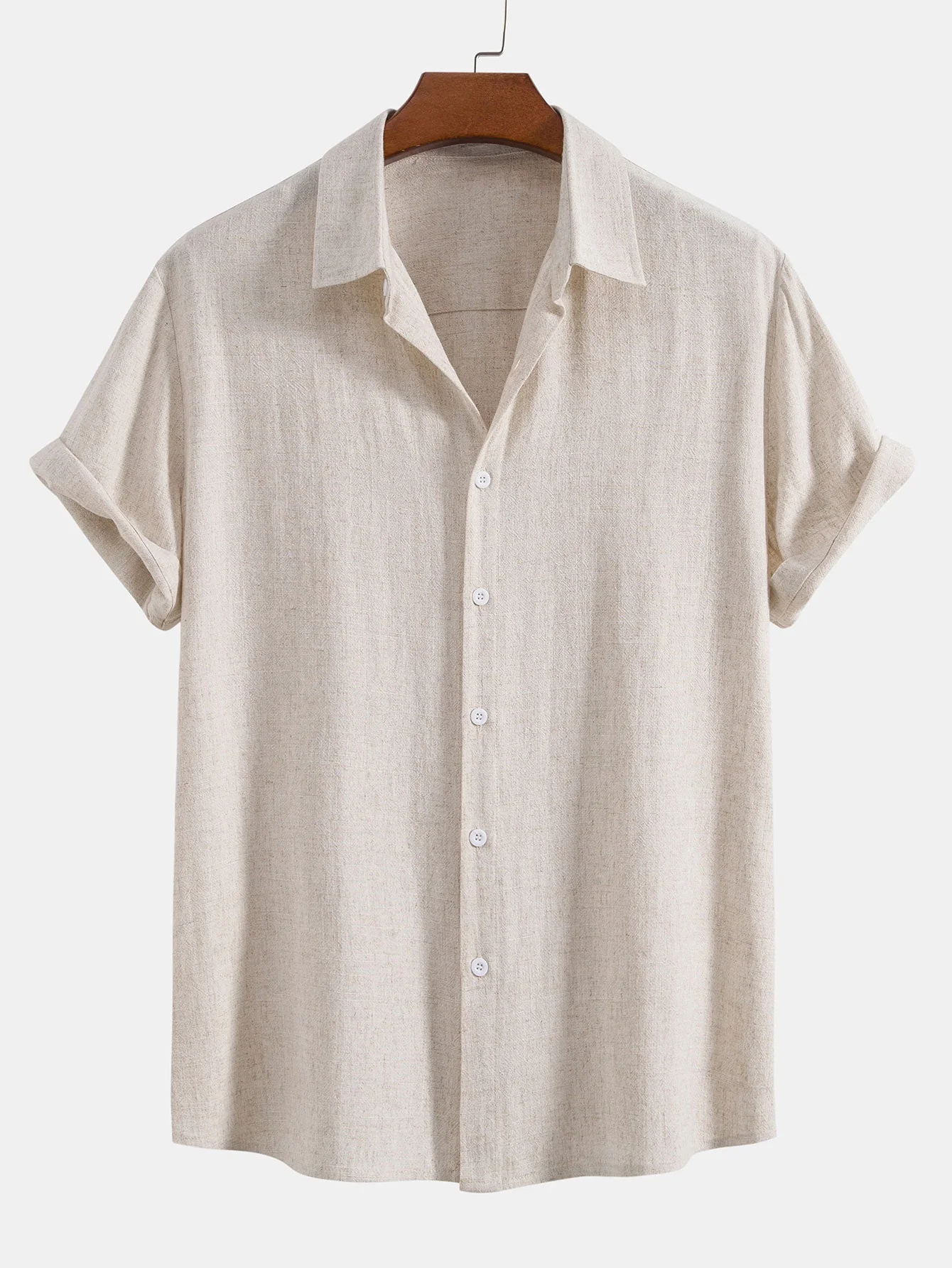 Jovanny® | Linen And Rayon Blend Shirt With Buttons & Straight Leg Linen Pants - Image 10