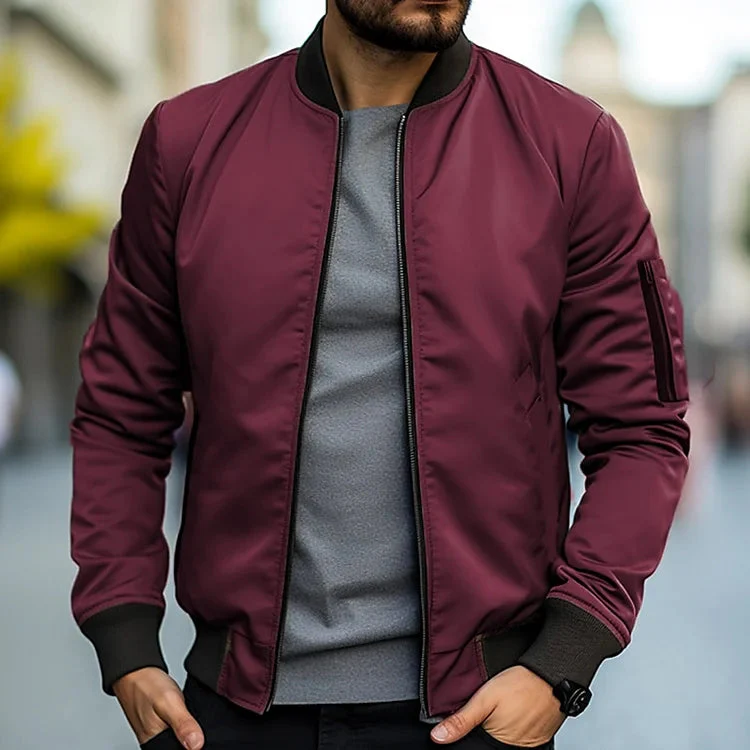 Juan® | Casual Bomber Jacket For Men - Image 6