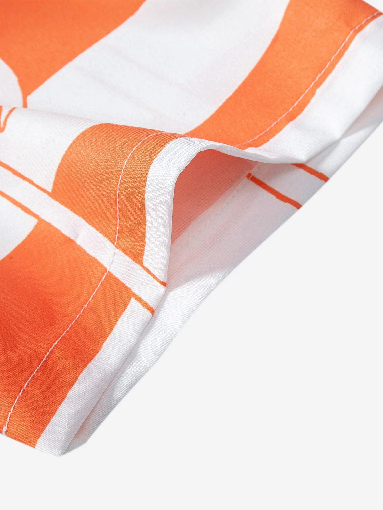 Justino® | Palm Tree Print Button Up Shirt & Man Mid Length Drawstring Swim Shorts - Image 5