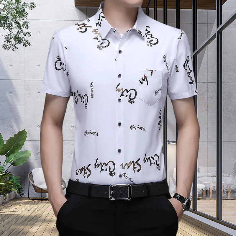 Kahlil® | Thin Short-Sleeved Shirt For Men - Image 9