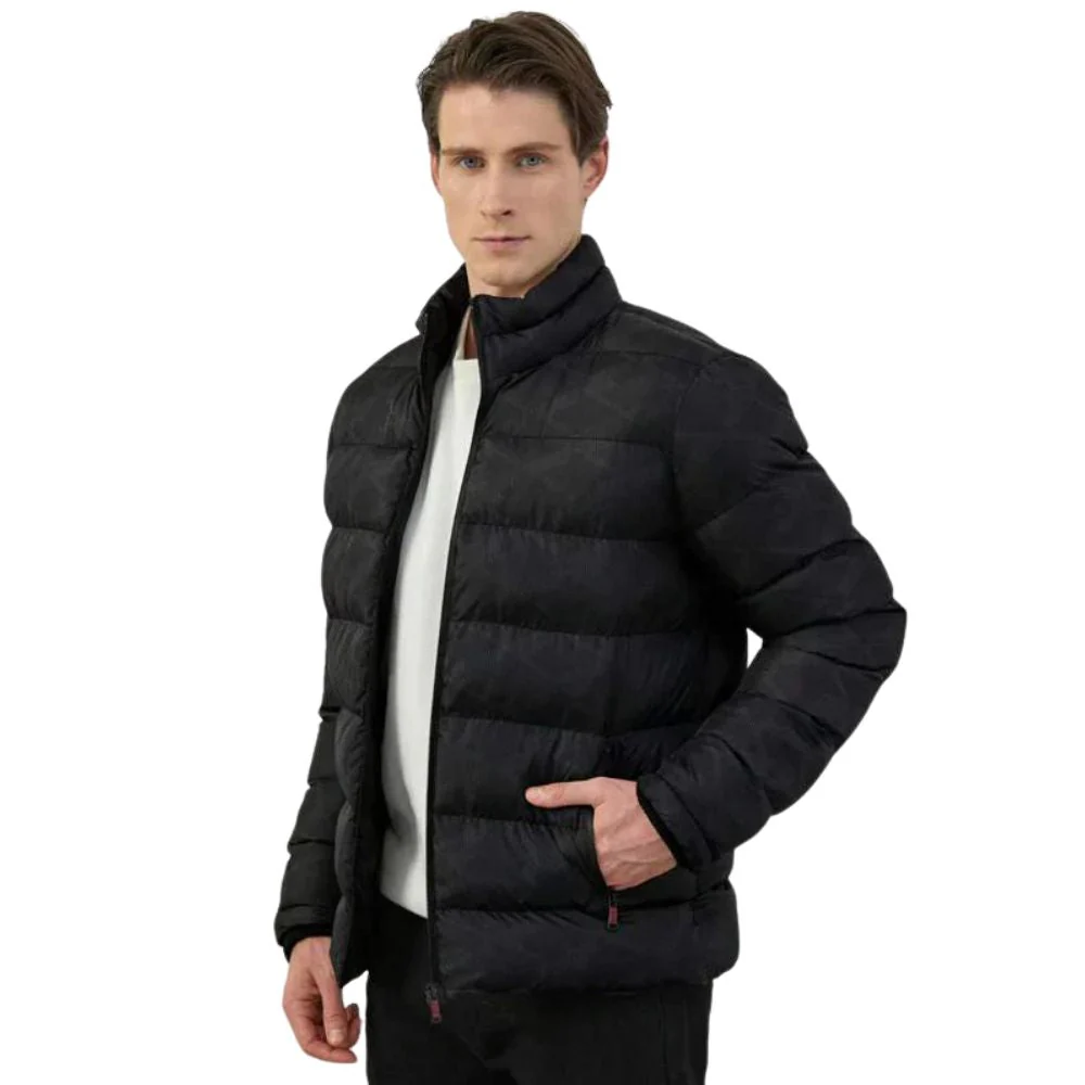 Kai® | Black Trendy Winter Jacket For Men