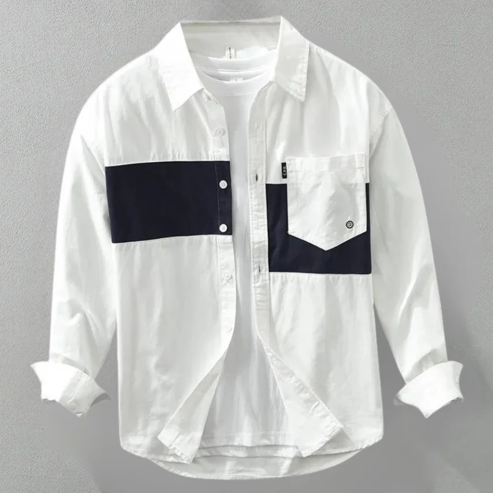 Kai® | Elegance Patchwork Polo T-Shirt For Men - Image 2