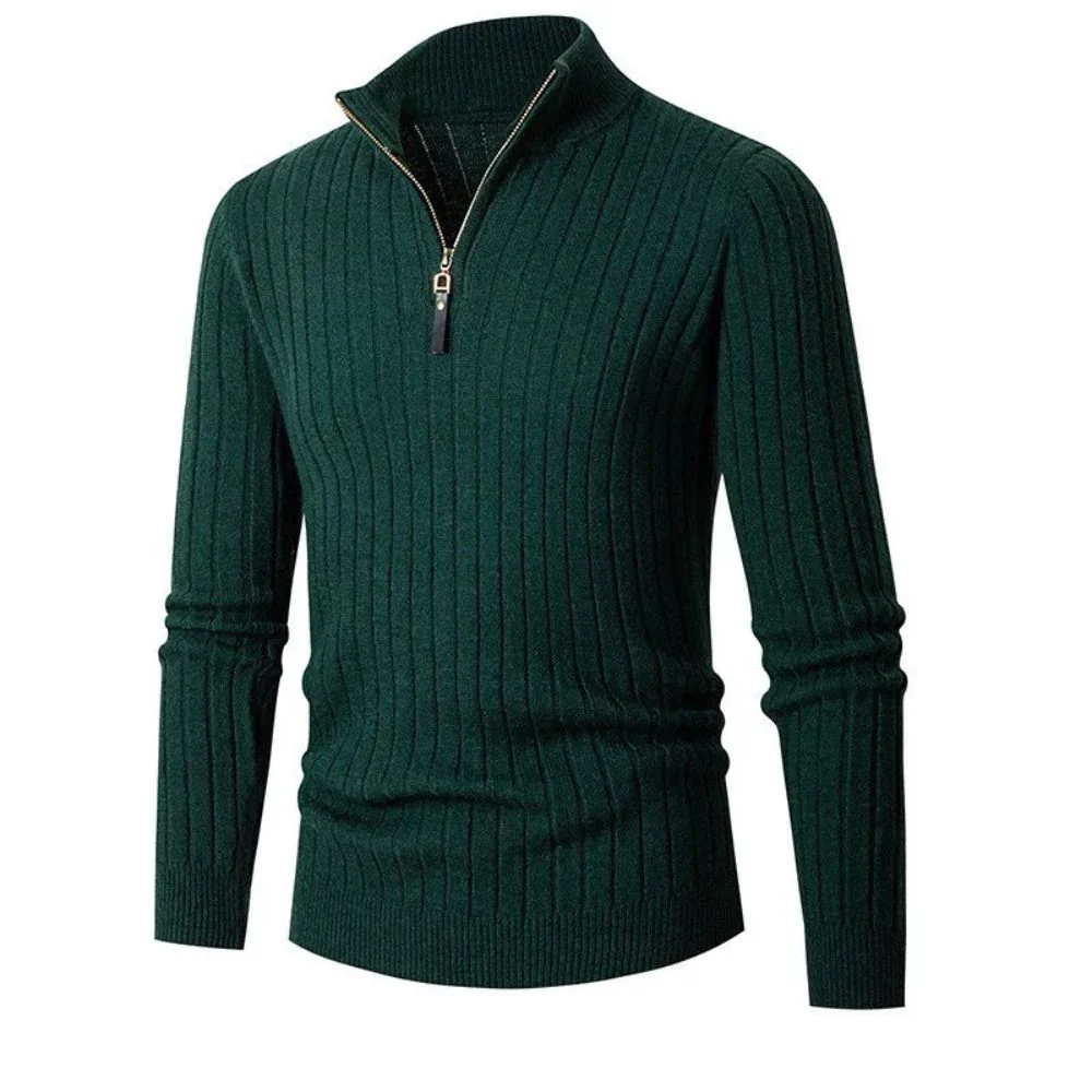 Kain® | Striped Half Zip Vest For Men - Image 4