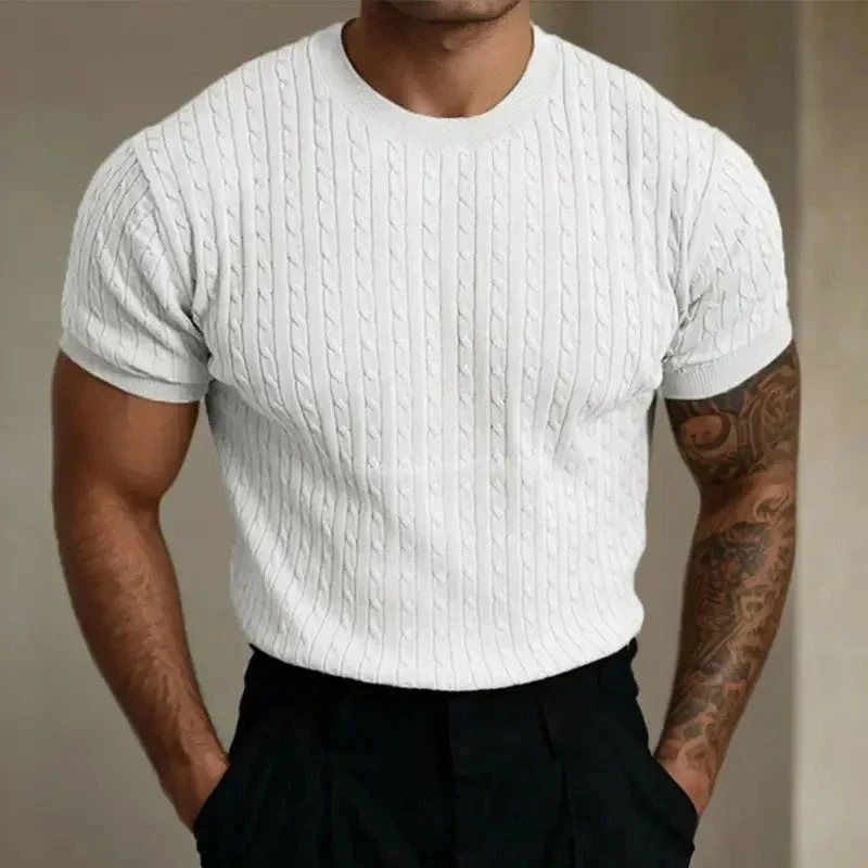 Kallan® | Quilted Knitted T-Shirt - Image 12