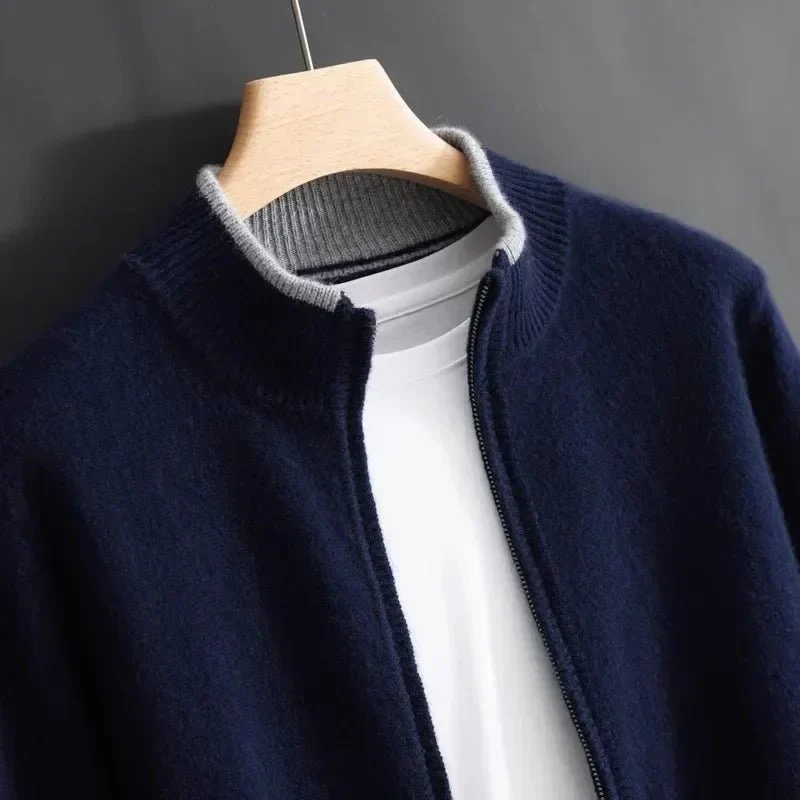 Keanu | Arnd – Cashmere jacket with zip - Image 8