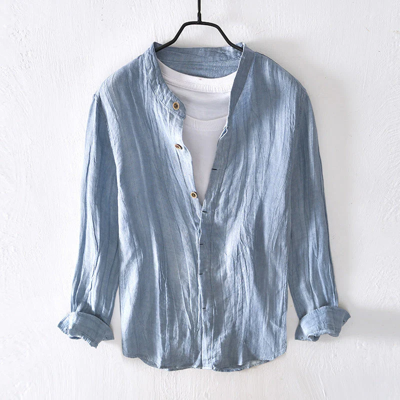 Keith | Barcelona Linen Shirt - Image 5