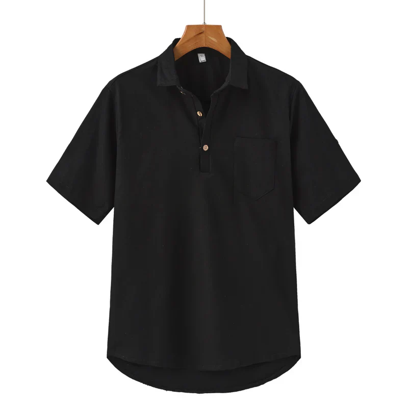 Kelvin | Linen polo shirt - Image 8