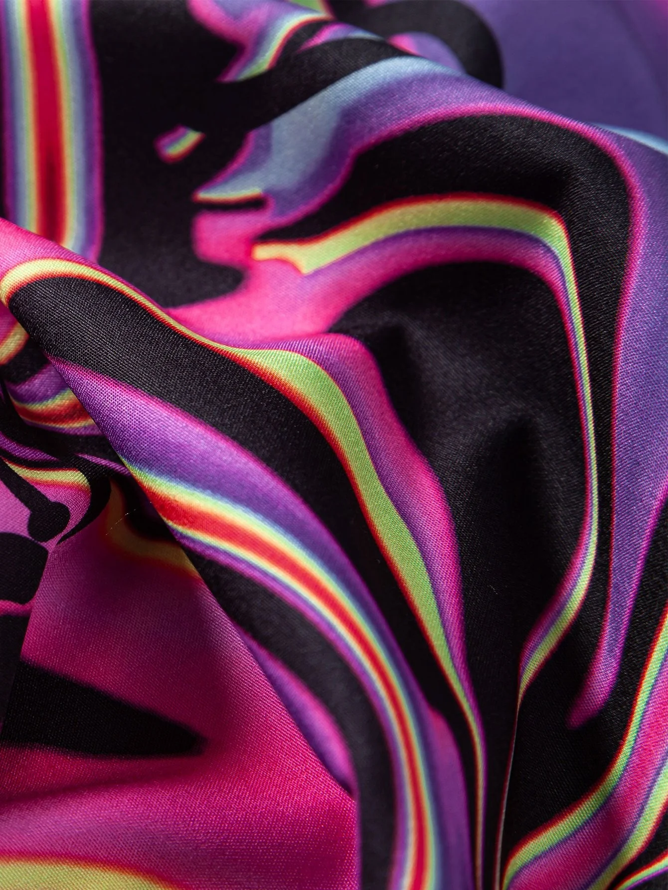 Ken® | Colorful Fluid Smiley Print Button Up Shirt - Image 3