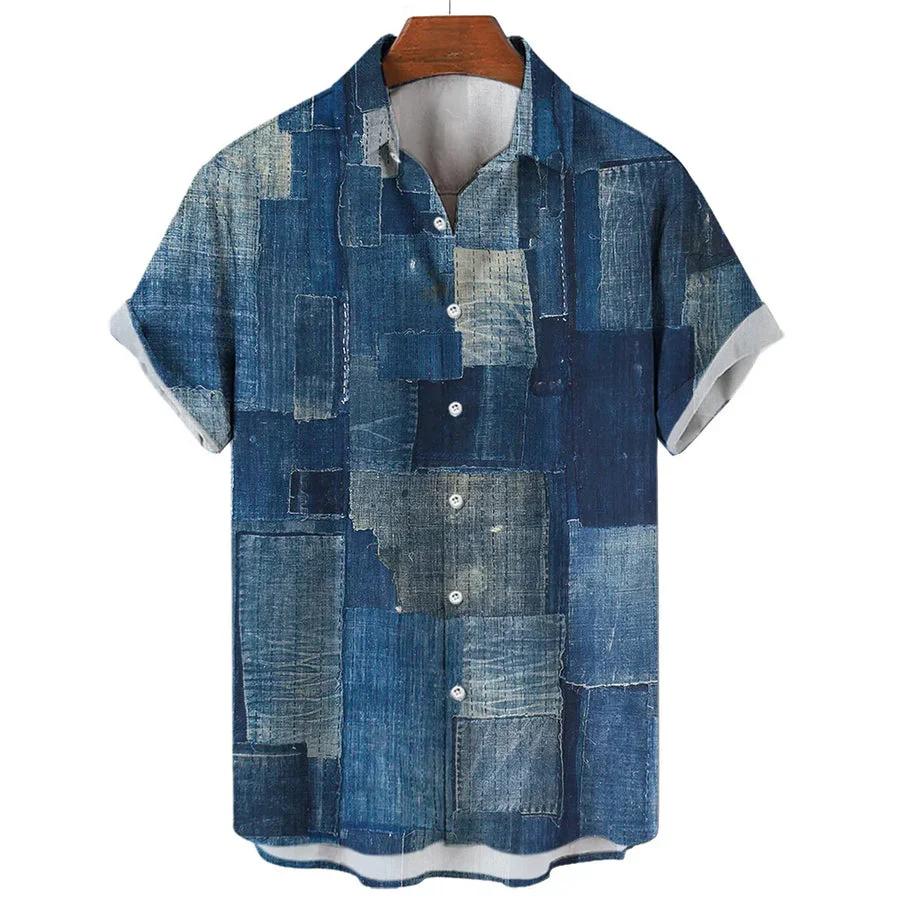 Kendall® | Geometric Patchwork Shirt - Image 2