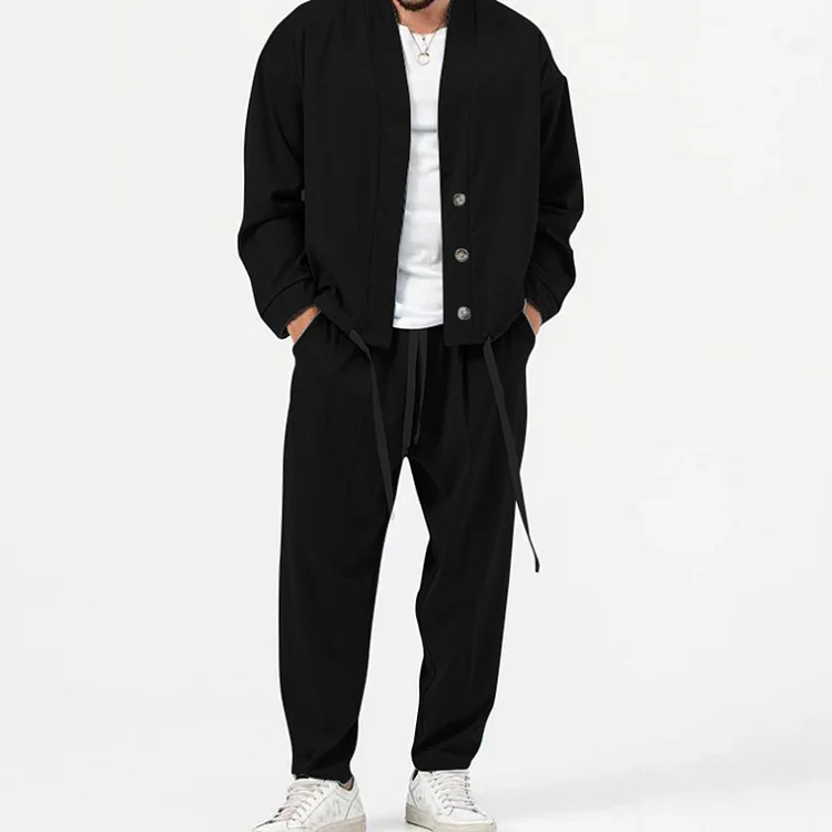 Kilian® | 2 Piece Set Of Button Down Blazer And Drawstring Trousers - Image 5