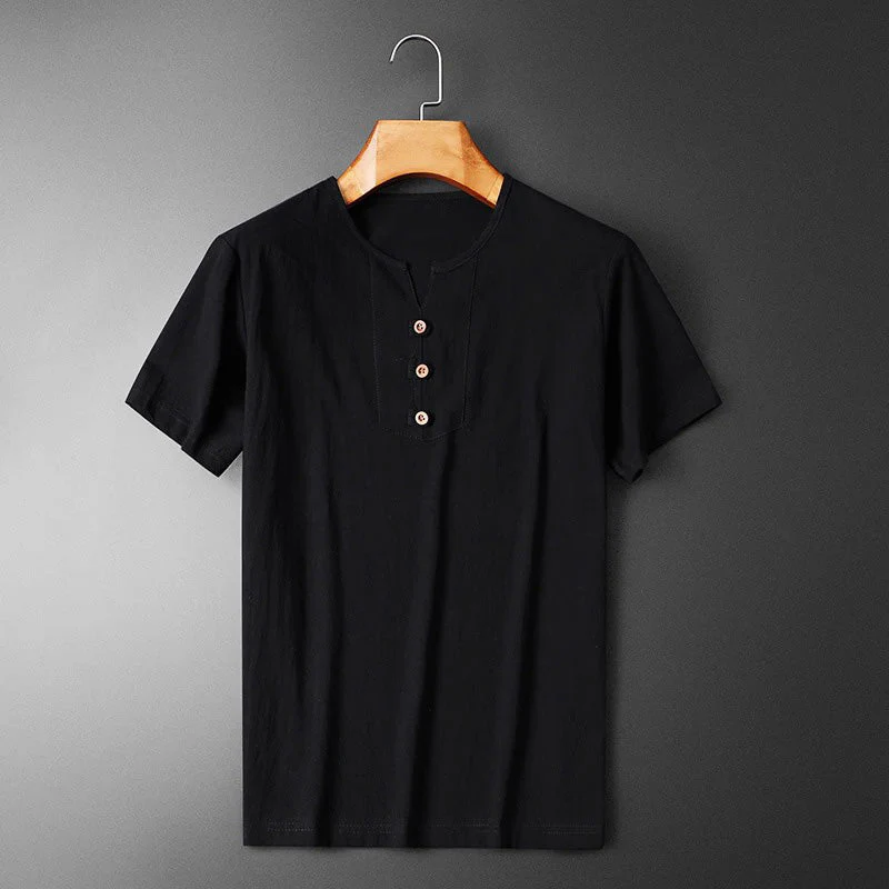 Konan® | Cotton And Linen T-Shirt